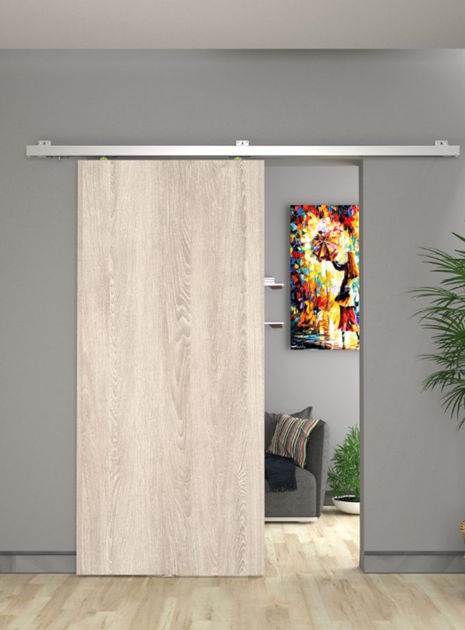 Albatur DoorSlide 7099 Ayarlı Sürgülü Kapı Sistemi-Rulmanlı 80 KG