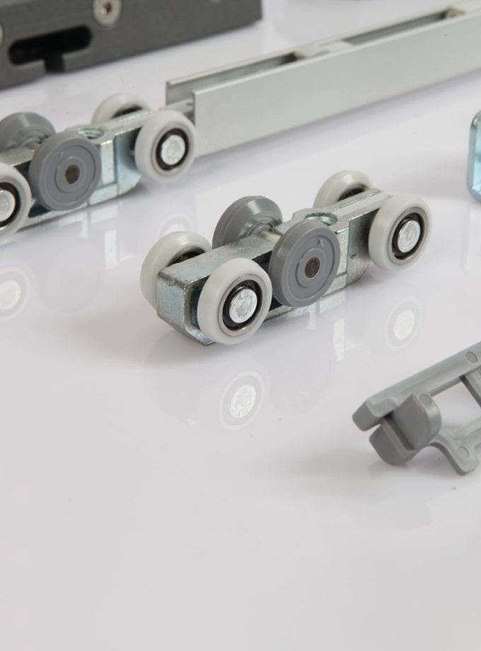 Albatur GlassDoor 9035  Çift Yöne Yavaşlatıcılı Sürme Cam Kapı Sistemi 60 KG