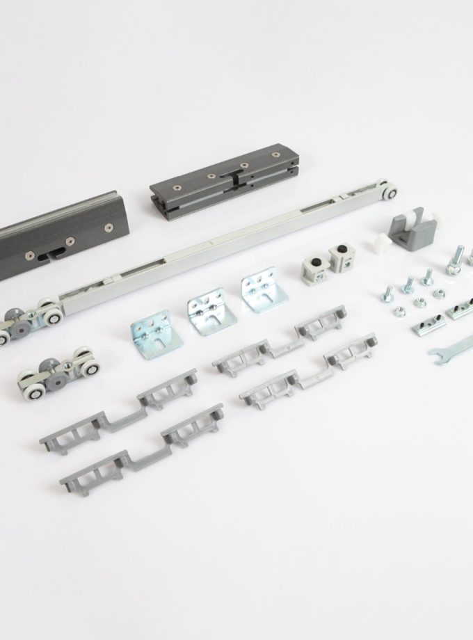 Albatur GlassDoor 9035  Çift Yöne Yavaşlatıcılı Sürme Cam Kapı Sistemi 60 KG