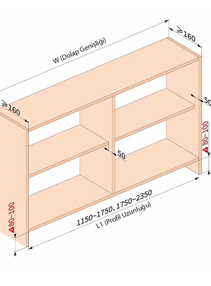 OPK Aircraft 6 Üst & Alt Modül Hemyüz Kapak Sürgü Sistemi
