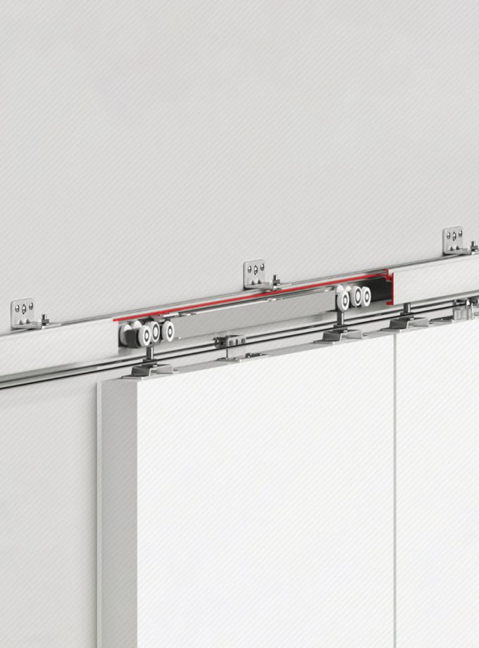 Albatur DoorSync 9840 Yavaşlatıcılı Halatlı Sürgü Kapı Sistemi 40 KG