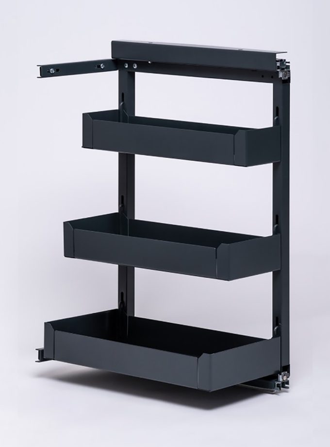 Oscar M3731 Futura Line Yandan Bağlı Tandem Raylı 3 Raflı Ünite 25CM