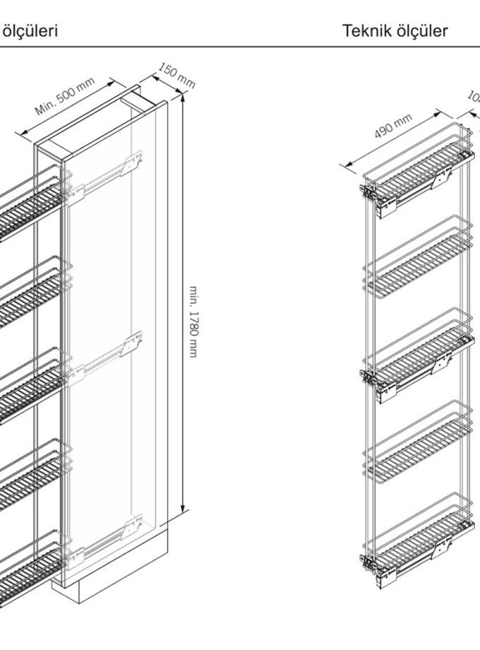 Vauth Sagel VS TAL® Rack15 Şişelik