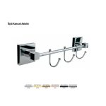 Defne Banyo Üçlü Kancalı Askı - Krom