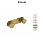 Defne Banyo Gardenya İkili Askılık - Antik