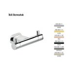 Defne Banyo Lotus İkili Bornozluk - Krom