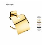 Defne Banyo Defne Kapaklı Kağıtlık - Altın