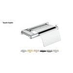 Defne Banyo Lotus Kapaklı Kağıtlık - Krom