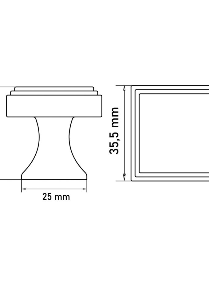 Modda Troya Düğme Kulp