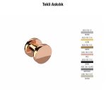 Defne Banyo Gardenya Tekli Askılık - Rose