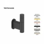 Defne Banyo Lotus Tekli Bornozluk - Antrasit