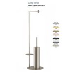 Defne Banyo Ardıç Yedekli Kağıtlıklı Klozet Fırçası - Saten