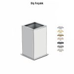 Defne Banyo Kaktüs Set Üstü Diş Fırçalık - Krom