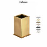 Defne Banyo Kaktüs Set Üstü Diş Fırçalık - Antik