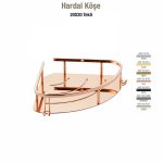 Defne Banyo Hardal 20x20 Tekli Köşe Sabunluk - Rose