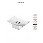 Defne Banyo Kaktüs Set Üstü Sabunluk - Krom