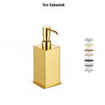 Defne Banyo Kaktüs Set Üstü Sıvı Sabunluk - Altın