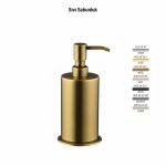 Defne Banyo Mimoza Set Üstü Sıvı Sabunluk - Antik