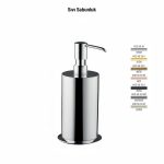 Defne Banyo Mimoza Set Üstü Sıvı Sabunluk - Krom