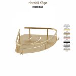 Defne Banyo Hardal 20x20 Tekli Köşe Sabunluk - Antik